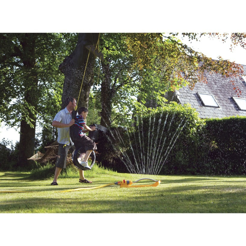 Hozelock 2974 oscillerende sprinkler plus max. 200 m² (gul)