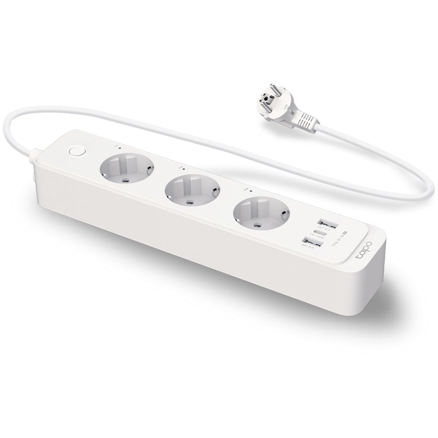 Tp-link Tapo P300 smart WiFi-stik (hvid, 2x USB-A, 1x USB-C, WiFi, Bluetooth 4.2)
