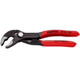 Knipex cobra 125 mm svensk vandpumpetang (røde, takkede grebflader)
