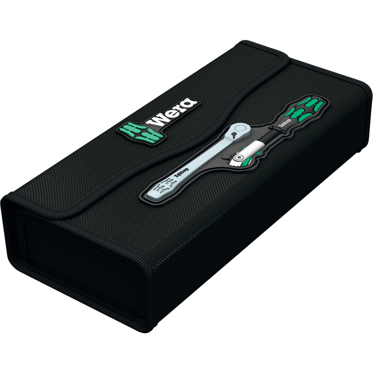 Wera Kraftform Compact Zyklop MS1 Metal Speed Ratchet, 1 4 (sort grøn, 2-delt)