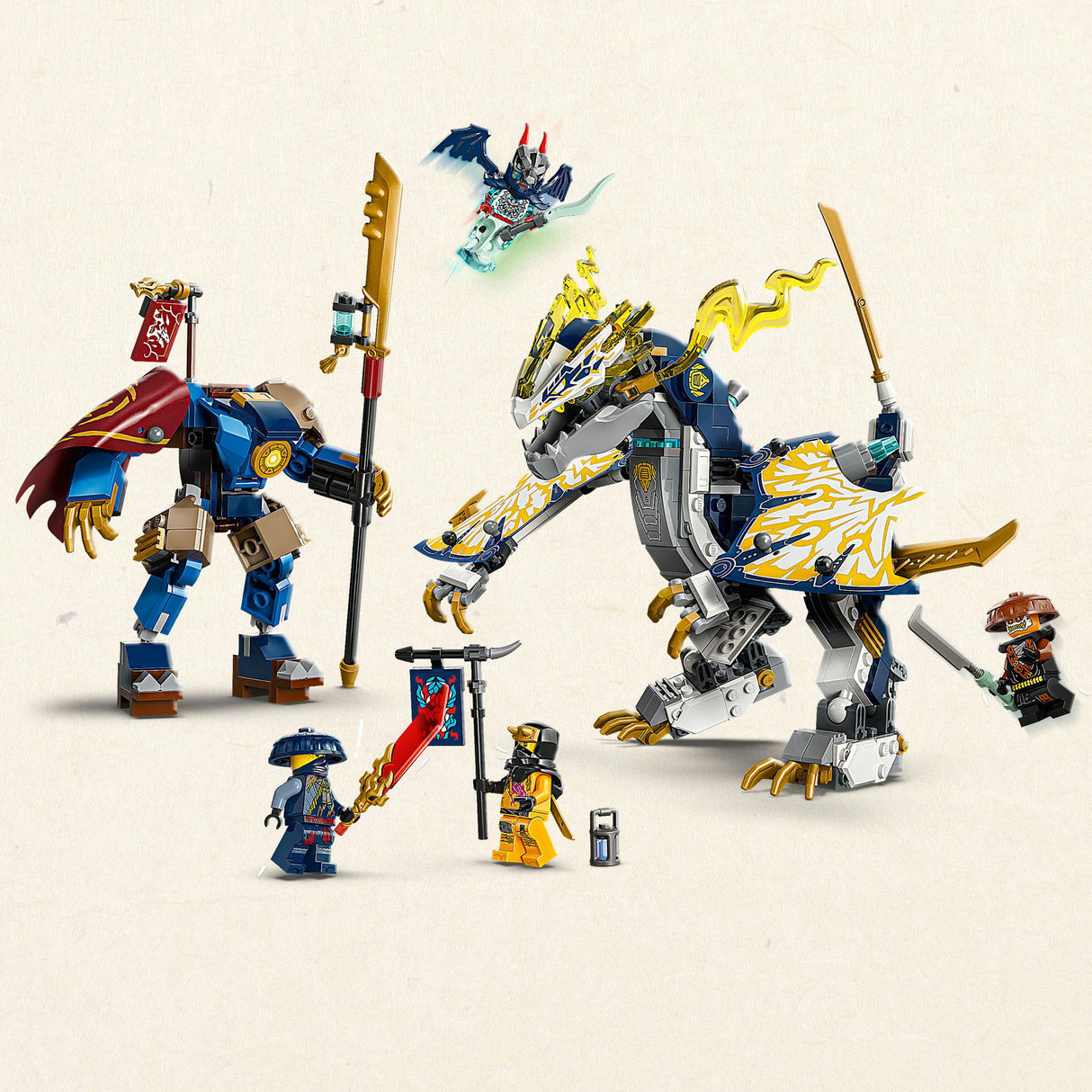 Lego ninjago 71843 rogue's mech drage rider
