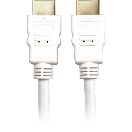 Sharkoon højhastigheds HDMI-kabel med Ethernet (hvid, 2 meter, 4k, forgyldt)
