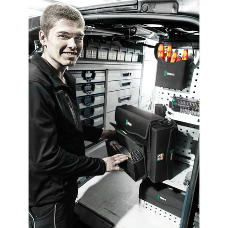 Wera 2go 4 værktøjsbærepose (sort)
