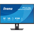 Iiyama Prolite xb3294uhscp-b1 31.5 4k uhd-skærm (sort, 2x hdmi, skærmport, 2x usb-a, 3x usb-c)