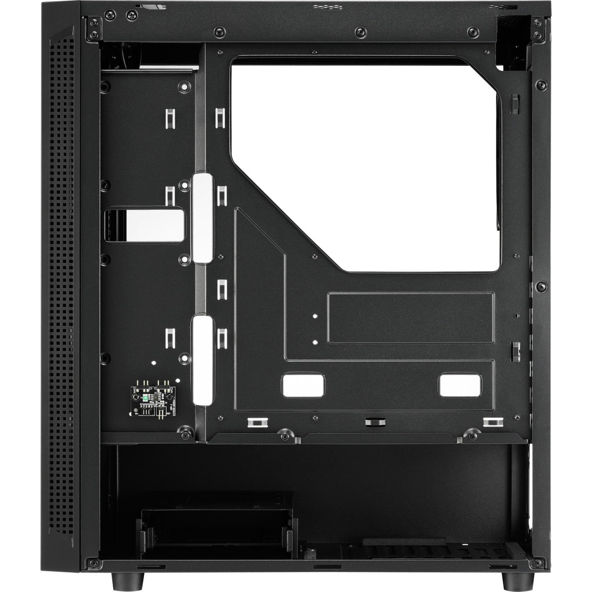 Sharkoon rgb skyder midi tårnhus (sort | 3x usb-a | rgb | hærdet glas)