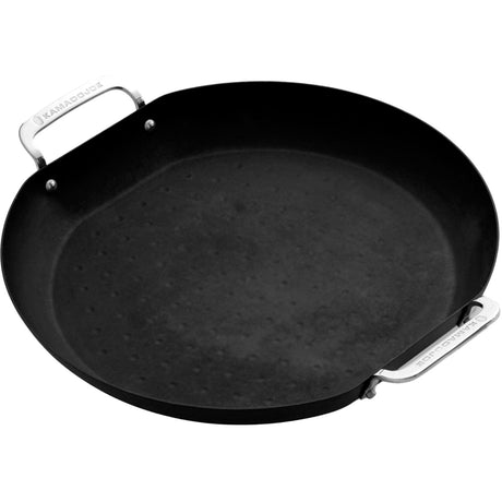 Kamado joe carbon steel paella pande stegepande