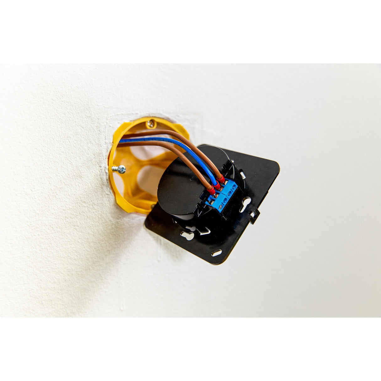 Shelly wall display sort kontrolpanel (sort)