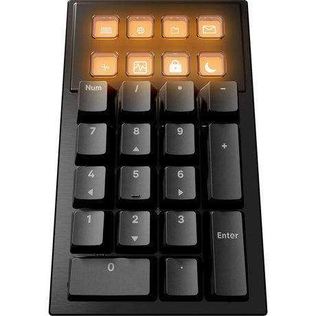 Vær stille! dark mount silent tactile rgb mekanisk gaming-tastatur (sort, us-layout (qwerty), silent tactile, 100%, argb, pbt double-shot keycaps, media dock)