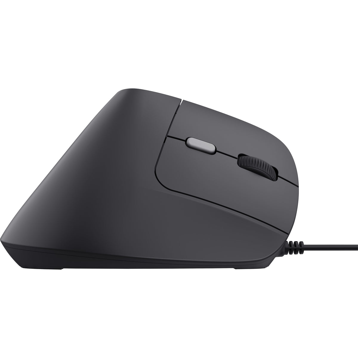 Trust bayo ii kablet ergonomisk mus (sort, 800 dpi - 2400 dpi)