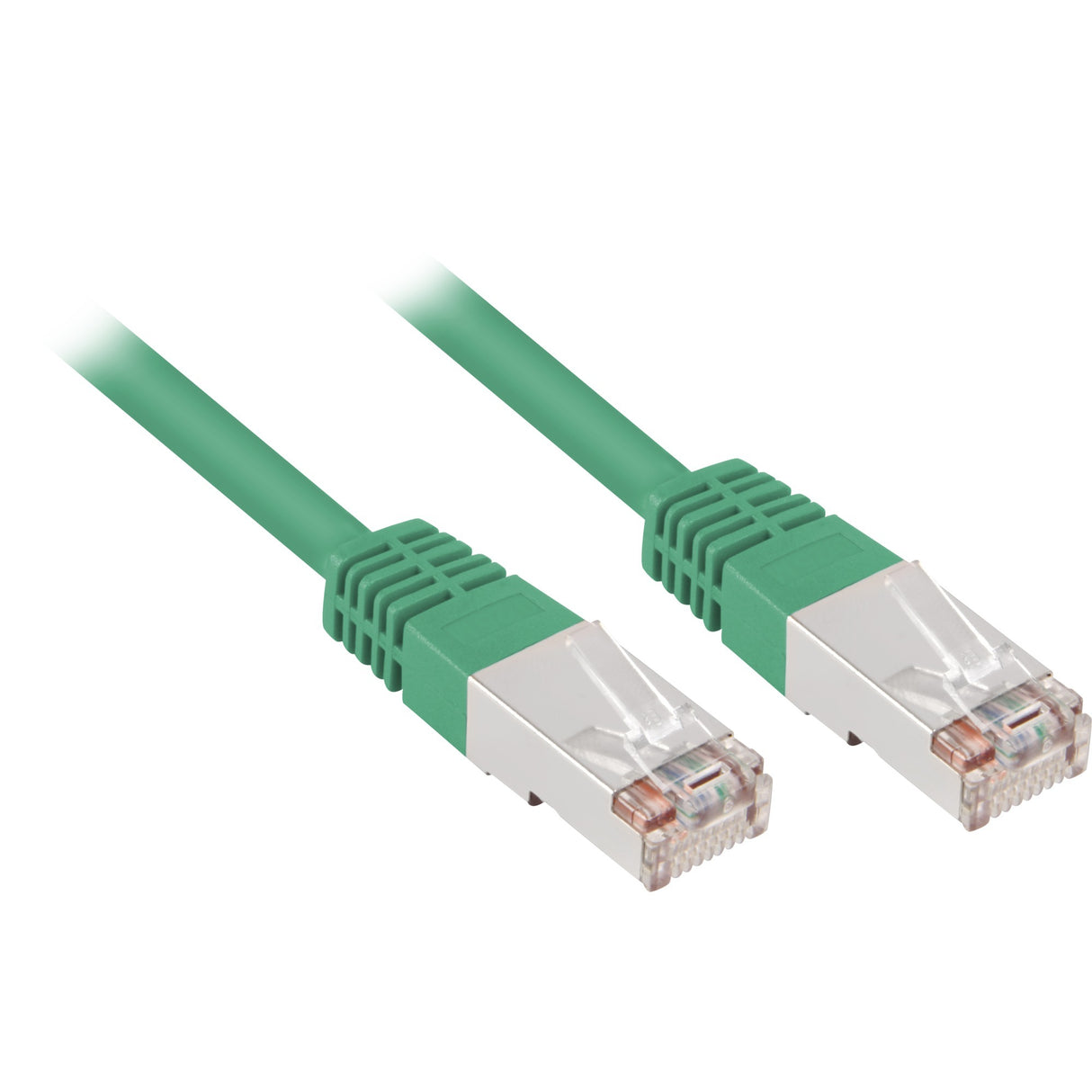 Sharkoon patch kabel rj45 cat.5e s ftp 10m (grøn)