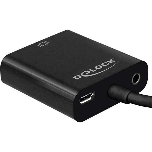 Delock micro HDMI til VGA adapter (sort, 0,17 meter)