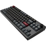 Montech mkey darkness tkl rgb mekanisk tastatur (sort, us-layout (qwerty), gateron g pro gul, 80% (tkl), hot-swappable, rgb, pbt)