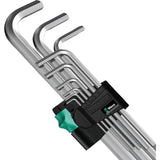 Wera unbrakonøglesæt 950 9 hex-plus 4 (krom, 9 dele)