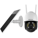Foscam b4, 100 % trådløst 2k 4mp pan tilt batterikamera (hvid)