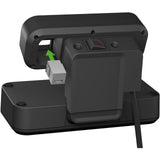 Brennerstuhl ®estilo duplex fatning, 2x keystone-moduler, 10x sikkerhedsfatninger, sølv sort