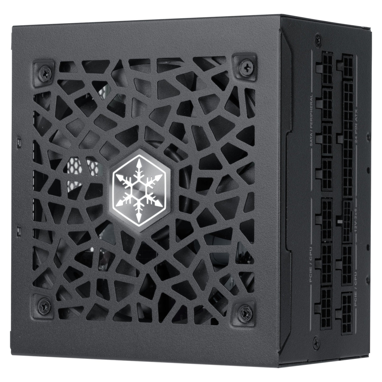 Silverstone hela 750r platinum modulær 750 watt strømforsyning (sort, 4x pcie)
