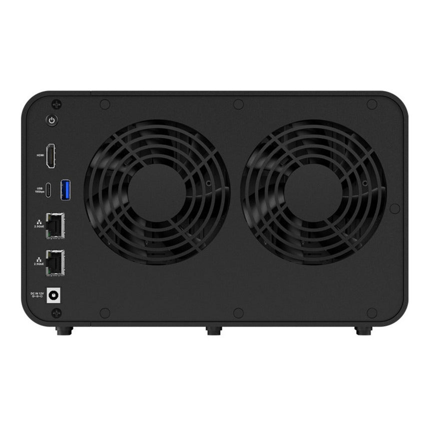Terramaster F6-424 NAS (sort, 2x 2,5 GBE, HDMI, USB)