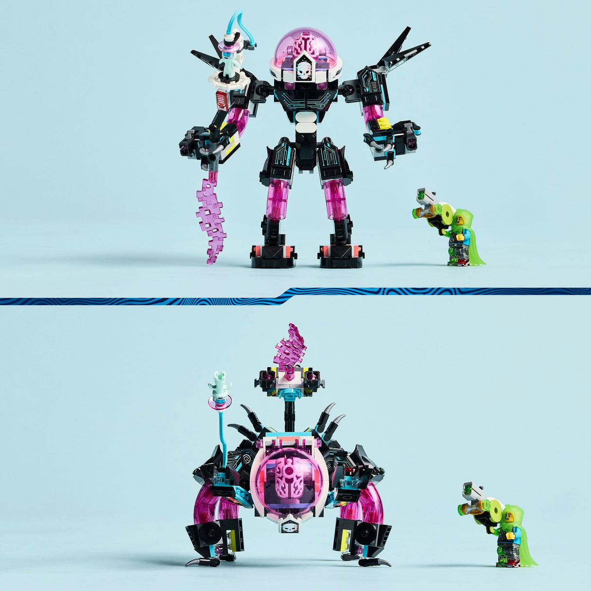 Lego ® dreamzzz™ mateo vs. cyberhjernemekanik-legesæt - 71495
