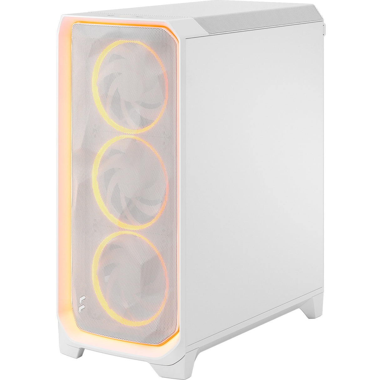 Fractal design meshify 3 ambience pro rgb midi tårnhus (hvid | 2x usb-a | 1x usb-c | rgb | hærdet glas)