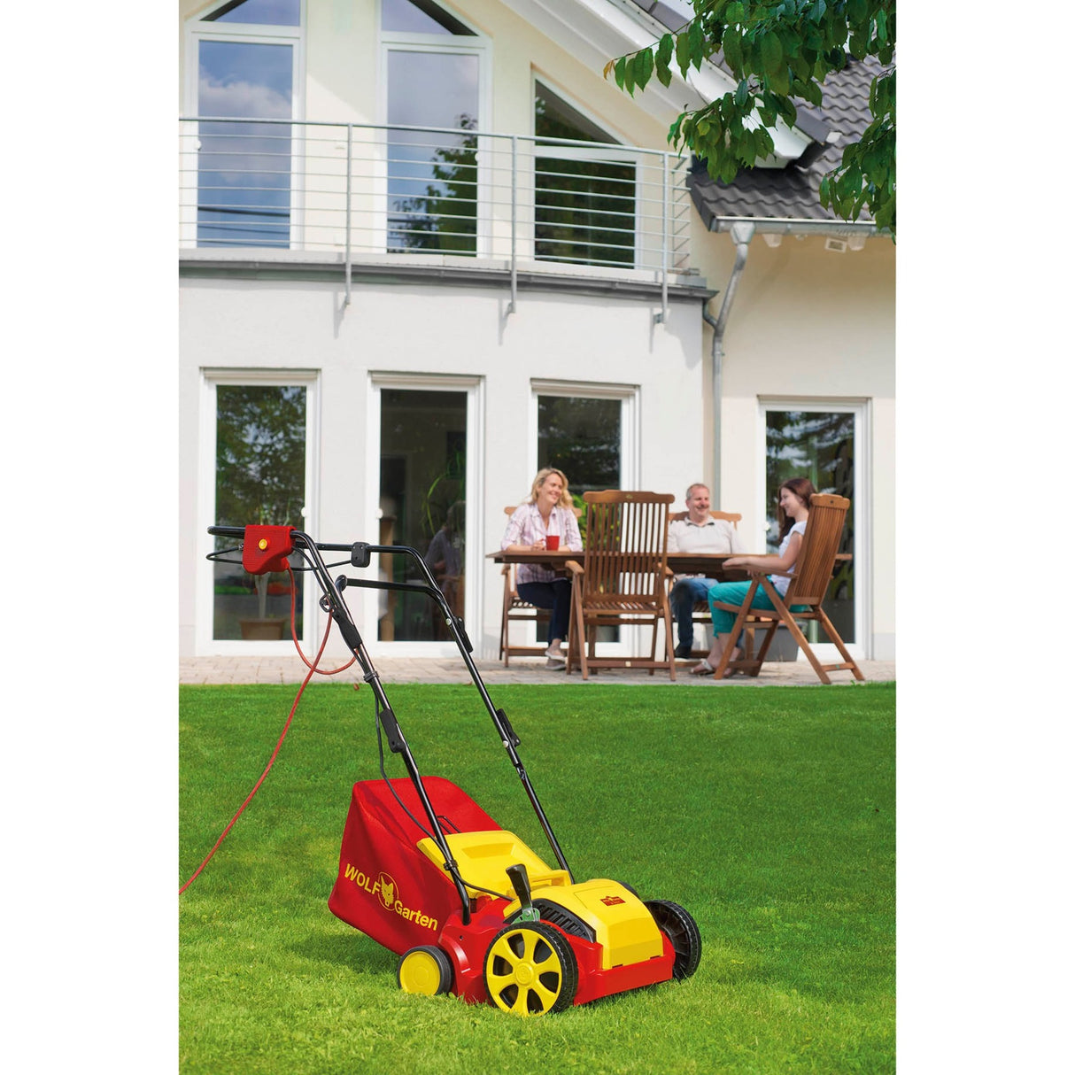 Wolf-garten ambition v 303 e scarifier (rød gul)