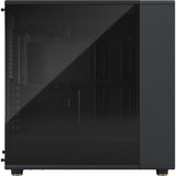Fractal design nord xl midi tårnhus (sort træfarve | 2x USB-A | 1x USB-C | hærdet glas)