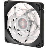 Silverstone sst-fw124-argb 120x120x15 kabinet blæser (sort, 120 x 120 x 15 mm, pwm)