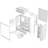 Fractal design meshify 3 rgb midi tårnhus (hvid | 2x usb-a | 1x usb-c | rgb | hærdet glas)