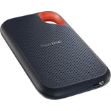 Sandisk extreme portable v2, 2 TB ekstern SSD (sort orange, SDSSDE61-2t00-G25, USB-C)