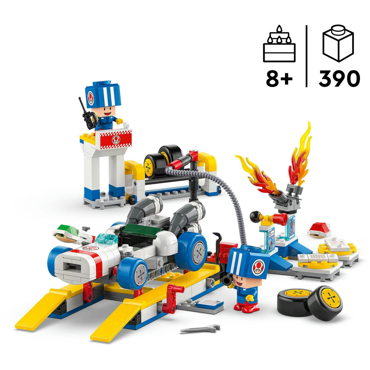 Lego super mario 72035 mario kart tudser garage