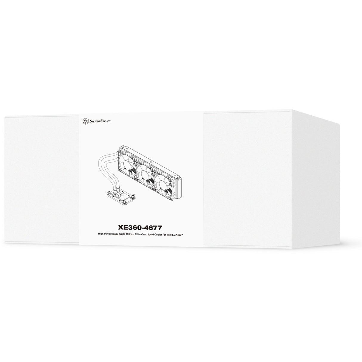 Silverstone xe360-4677 vandkøling (sort, 4 pin pwm)