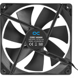 Alphacool kerne 140 mm blæser pwm 2500 rpm kabinet blæser (sort, 140 x 140 x 25 mm)