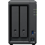 Synology diskstation ds725+ nas (sort, 2x LAN, USB-A 3.2 (5 Gbit s))