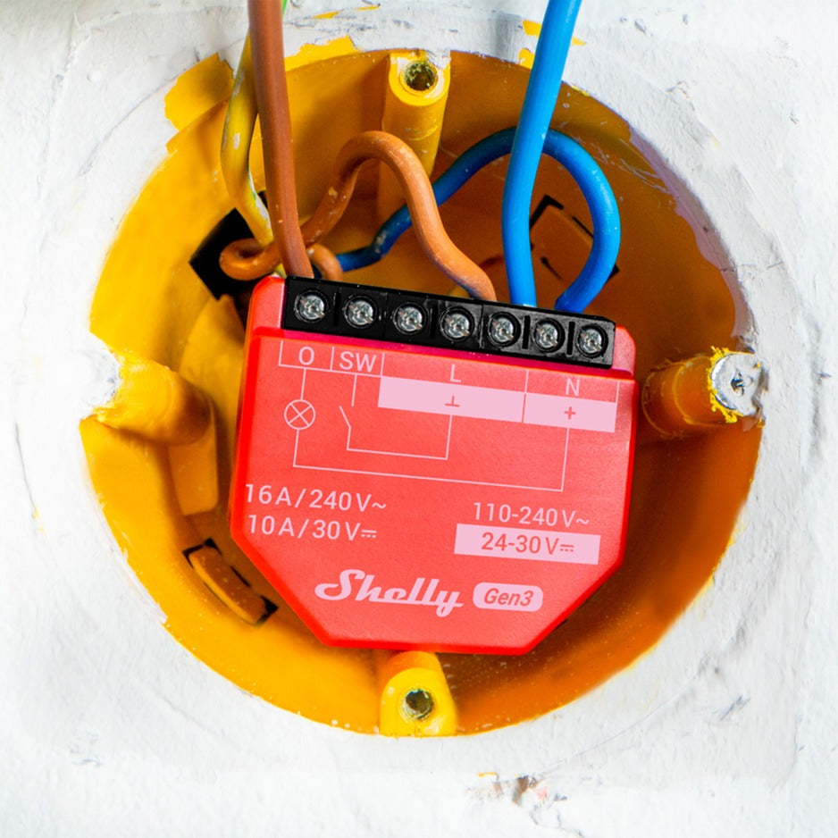 Shelly controller 13:00 gen3 wifi bluetooth til smart home gadgets