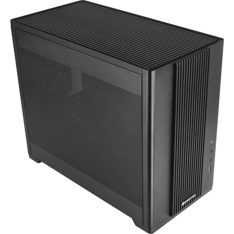 Chieftec bx-mesh mini tårnhus (sort | 1x USB-A | 1x USB-C | hærdet glas)