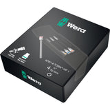Wera 8767 a torx® hf 1 zyklop bit topnøglesæt torx topnøgle (sort sølv, 4-delt, med holdefunktion, 1 4-drev)