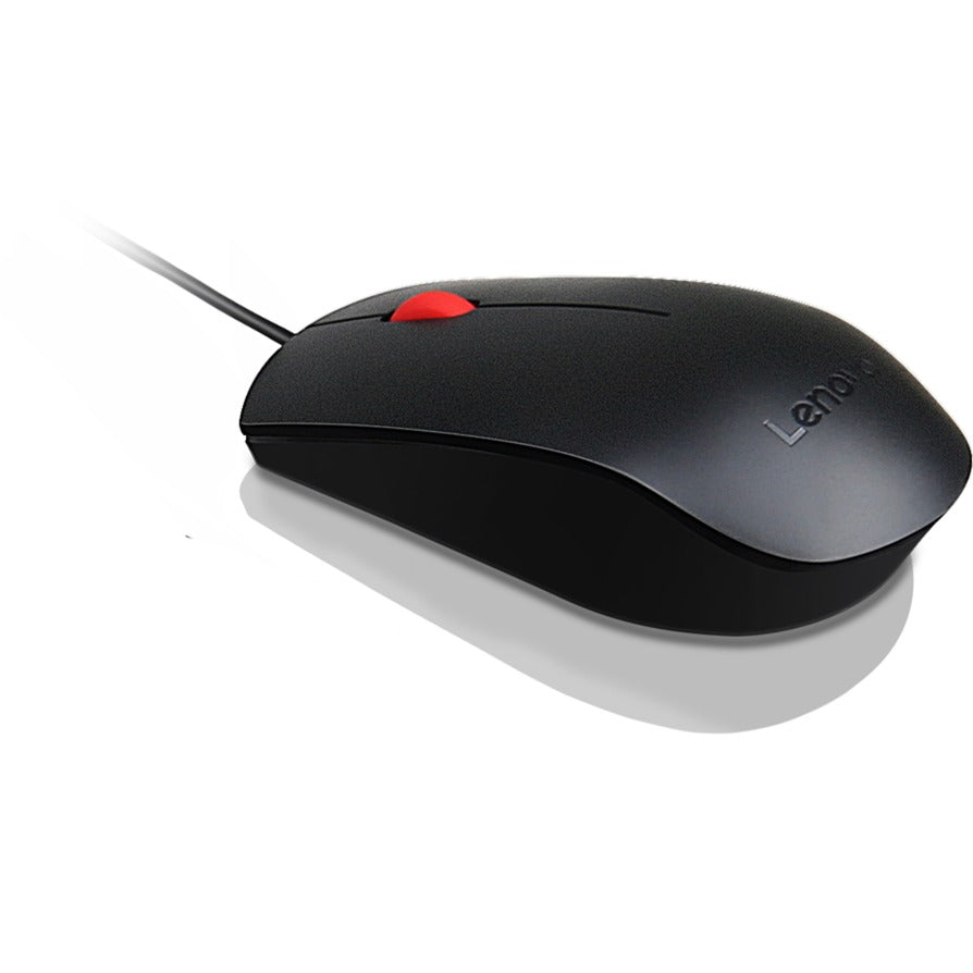 Lenovo essentiel USB-mus (sort, 1600 dpi)