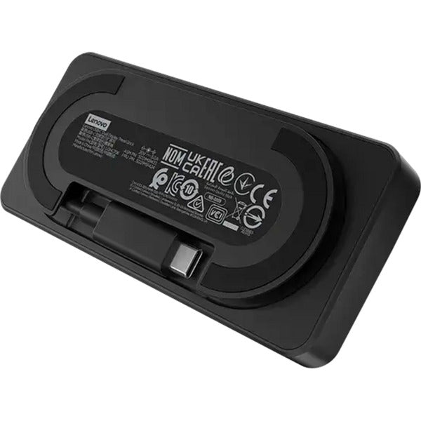Lenovo USB-C rejsedockingstation til 2 skærme (med adapter) dockingstation (sort)