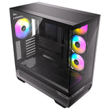Antec c7 argb midi tårnhus (sort | 2x USB-A | 1x USB-C | hærdet glas)