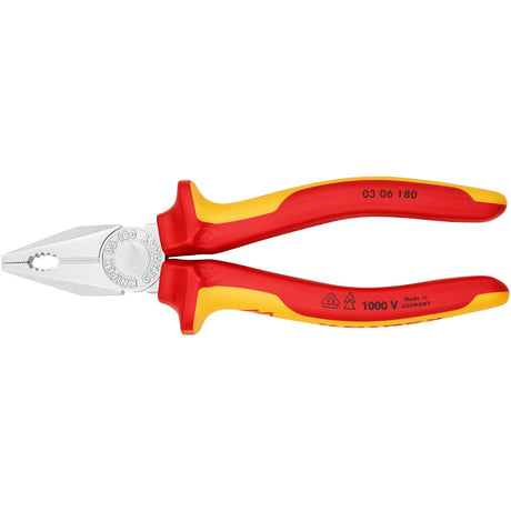 Knipex elektroniksæt vde 002015 tangsæt (rød gul, 4-delt)