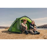 Coleman darwin 3 plus kuppeltelt (mørkegrøn lysegrøn, med frontstruktur, model 2025)