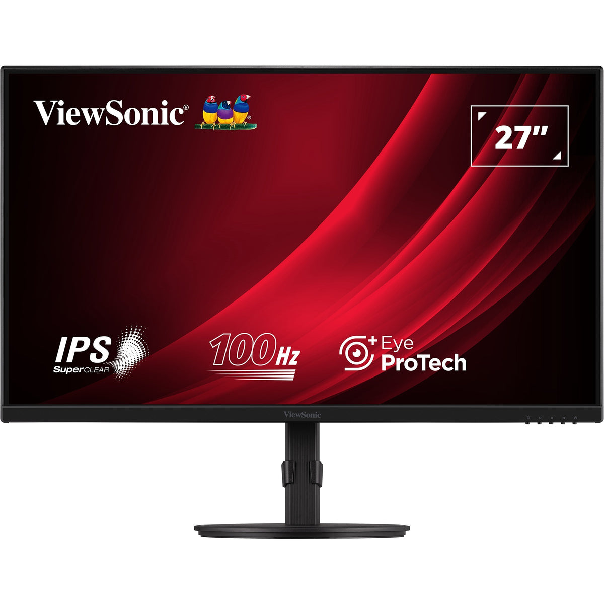 Viewsonic VA2708-HDJ 27 skærm (sort, 1x HDMI, 1x skærmport, VGA)
