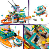 Lego friends - konstruktionslegetøj til søredningsbåd (41734)