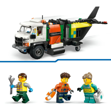 Lego city store køretøjer 60505 fly, servicekøretøj og hovercraft remix
