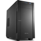 Sharkoon s1000 midi tårnhus (sort | 2x USB-A)