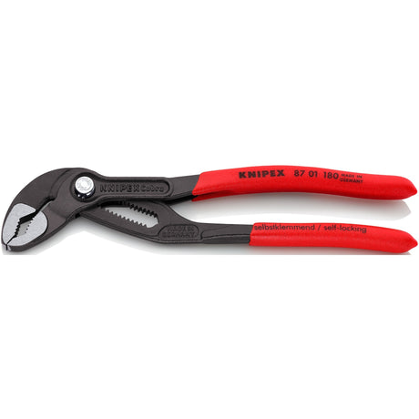 Knipex cobra vandpumpetang 8701180 Svensk vandpumpetang (rød, 180 mm)