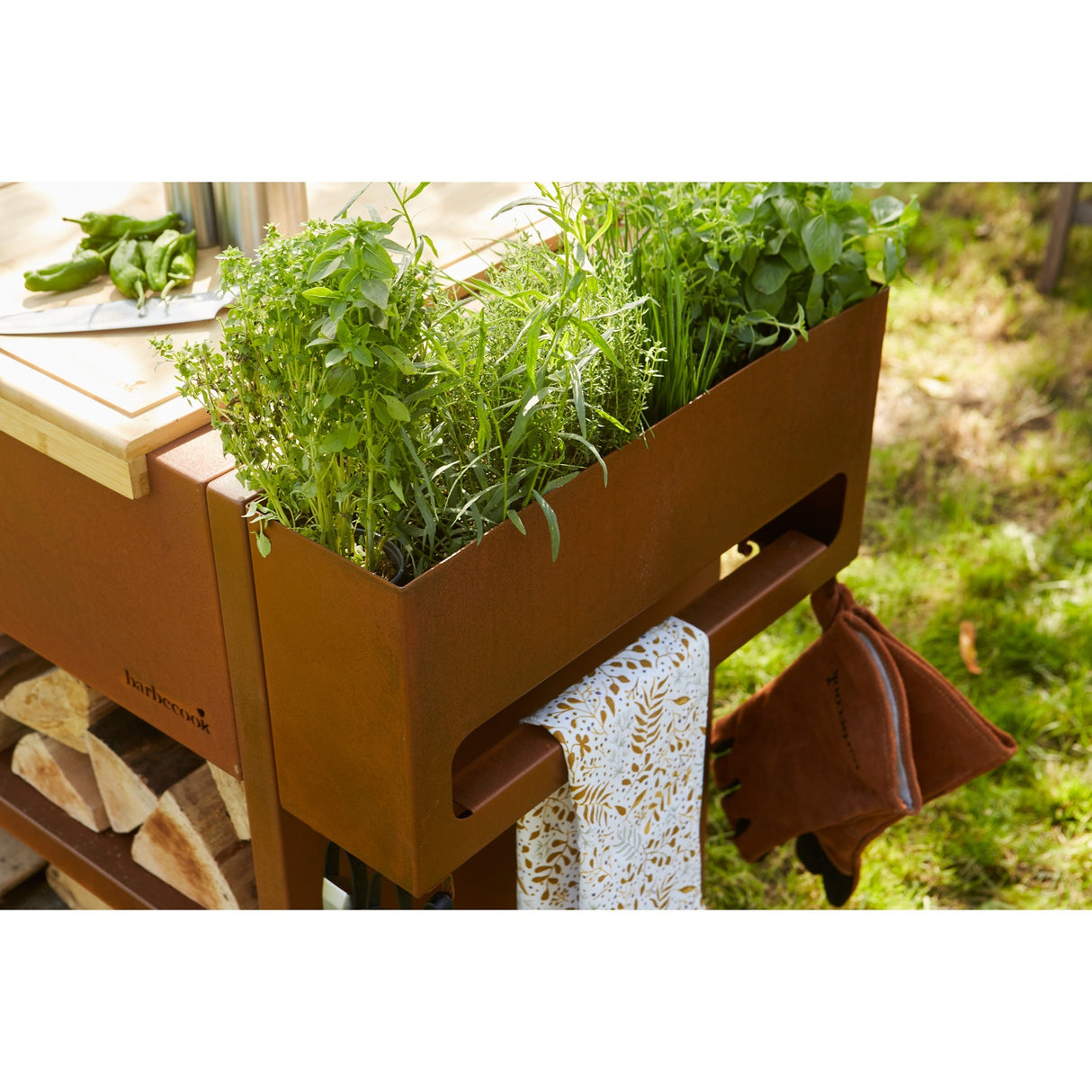 Barbecook nestor buddy fra corten stål bord
