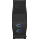 Fractal design pop air rgb midi tårnhus (sort | 2x usb-a | rgb | hærdet glas)