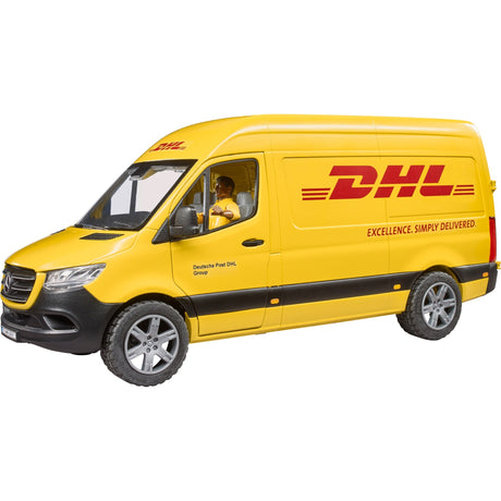 Bruder MB Sprinter DHL med førermodelkøretøj (02671)