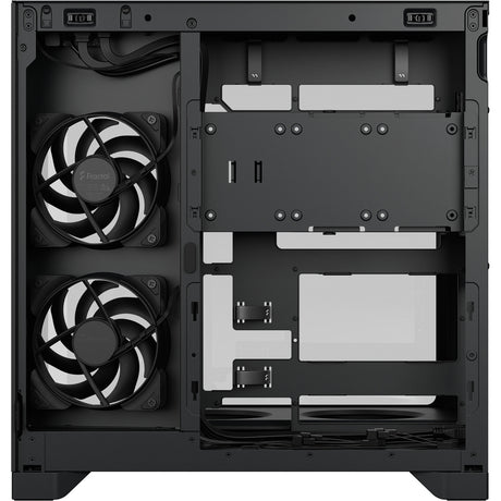 Fractal design pop 2 vision midi tower behuizing (zwart | 1x usb-a | 1x usb-c | tempered glass)