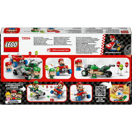 Lego super mario 72034 mario kart baby mario vs Baby Luigi